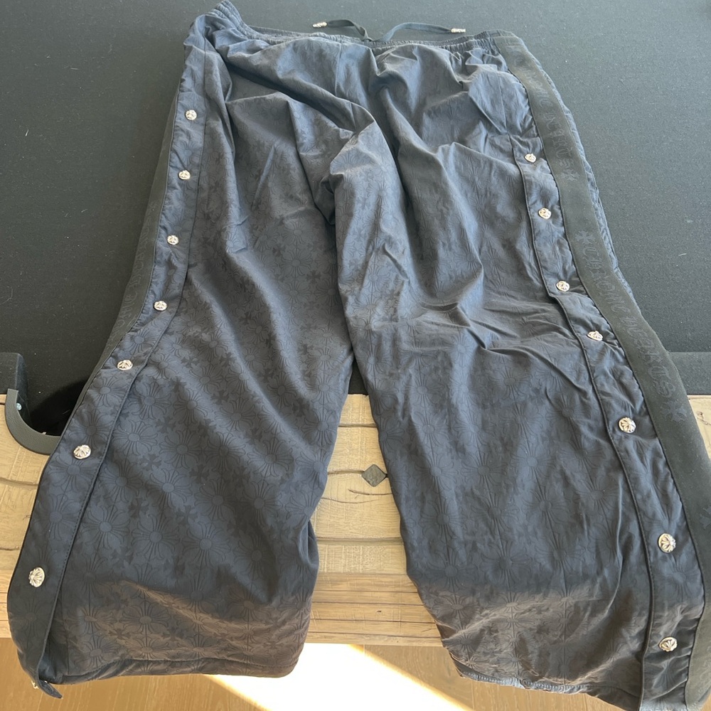 Chrome hearts jersey lined tear away pants